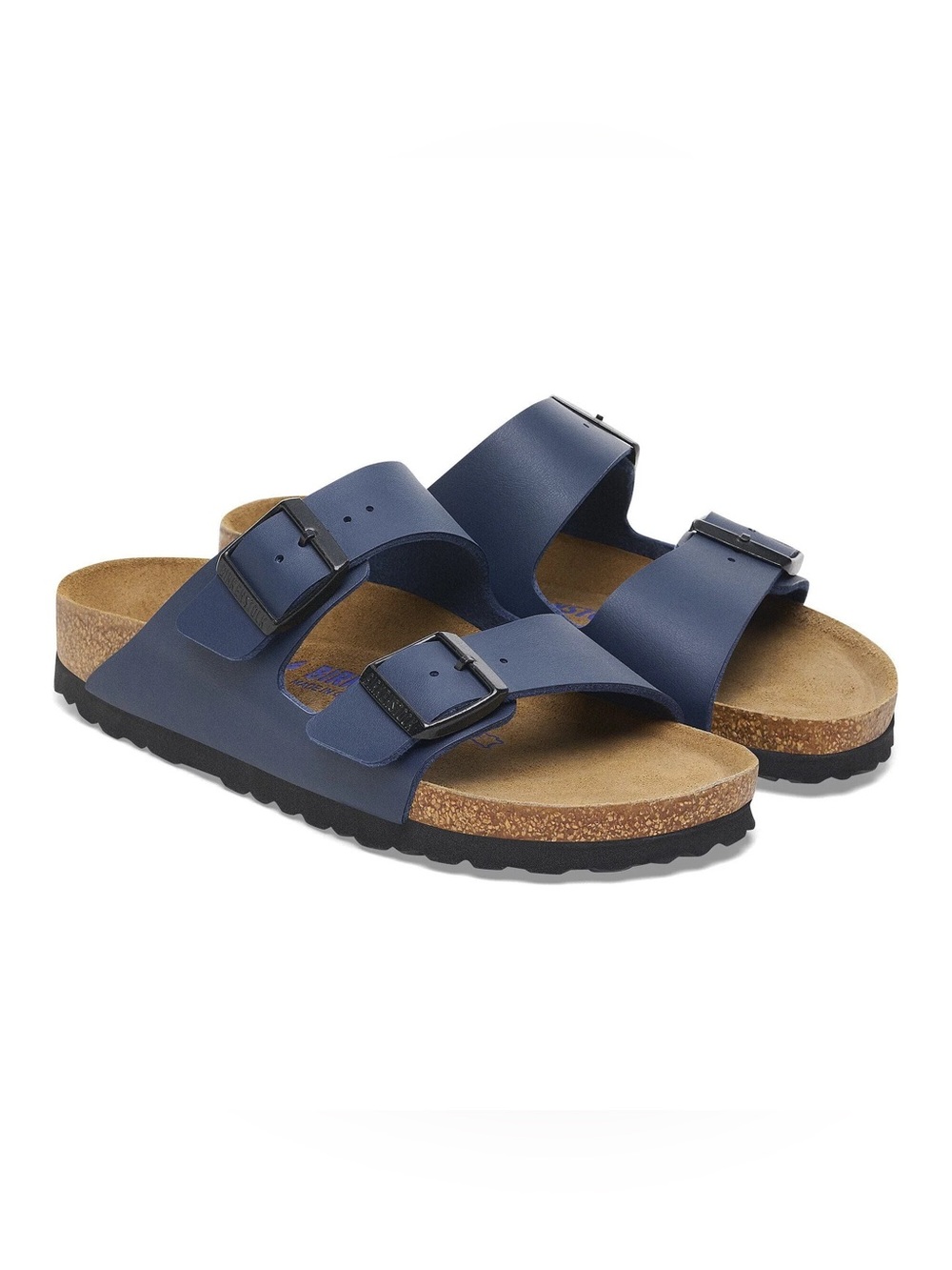 Birkenstock Arizona Blue Buckle 2 Strap Sandals